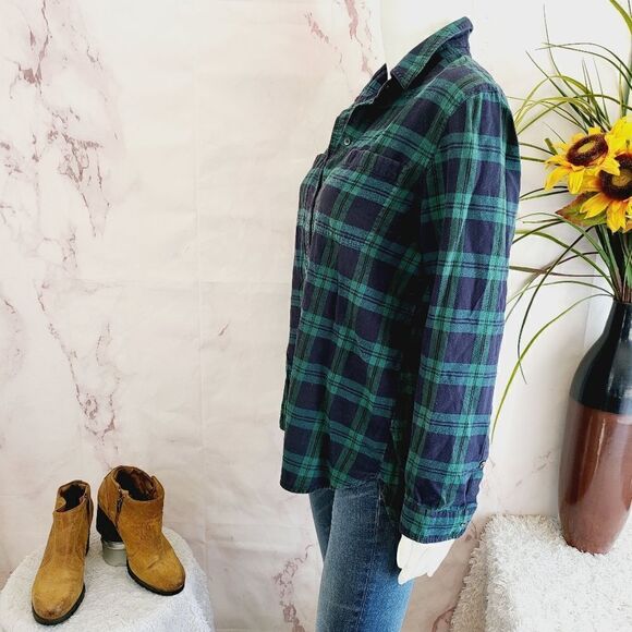 Madewell soft cotton classic flannel shirt - Picture 5 of 7